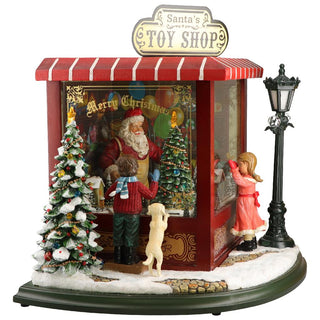 Timstor Music Box Santa Claus Shop H 38x35 cm