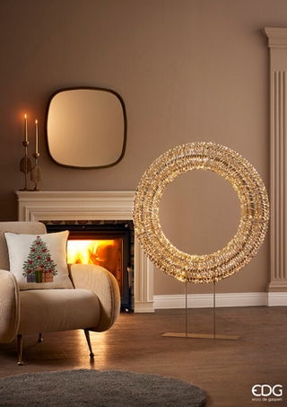 EDG Enzo De Gasperi Corona Led Luxury mit Base 1800 Mircoled H140 D100 cm