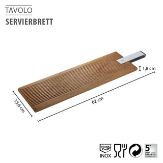 Gefu Vassoio da Portata Tavolo Rettangolare 62x15 cm