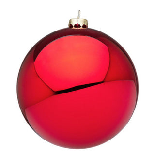 Andrea Bizzotto Weihnachtskugel aus glänzendem granatrotem Glas, 15 cm hoch
