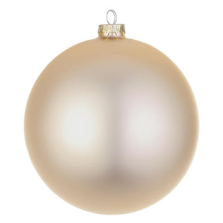 Andrea Bizzotto Pallina di Natale Vetro Champagne Opaco D15 cm