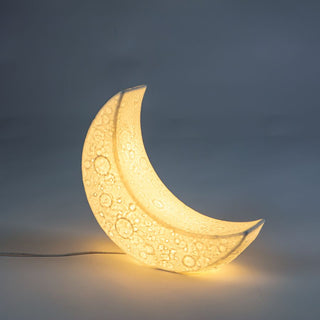 Seletti My Tiny Moon Lamp in Porcelain