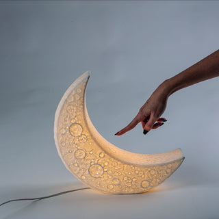 Seletti My Tiny Moon Lamp in Porcelain