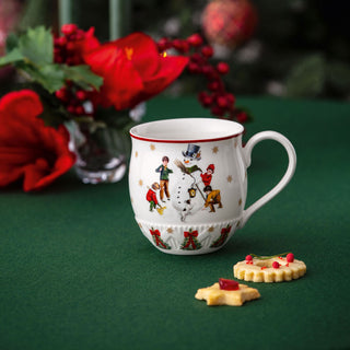 Villeroy & Boch Toy's Fantasy Tazza Costruendo un Pupazzo di Neve in Porcellana