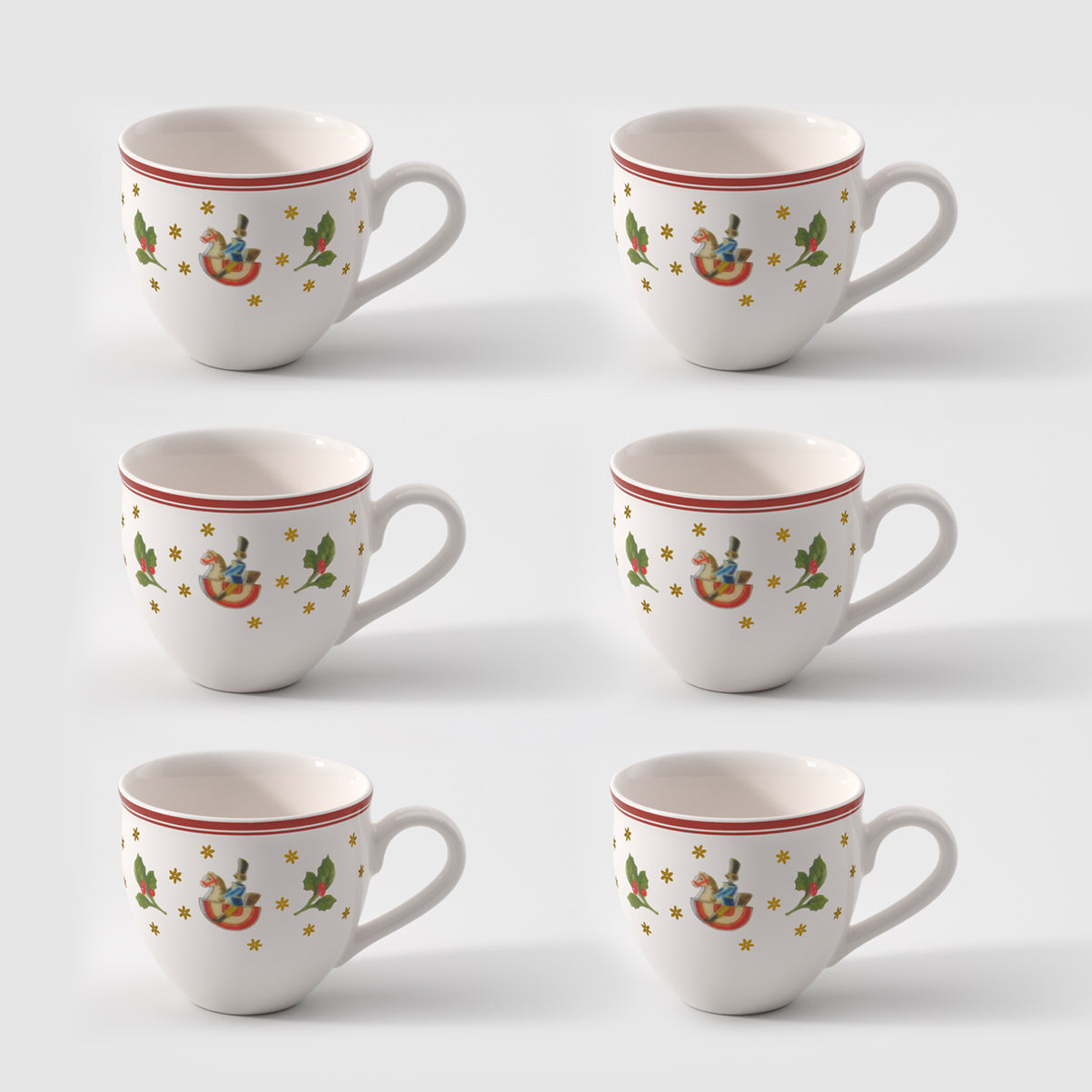 Villeroy & Boch Toy's Delight 6er-Set Kaffeetassen aus Porzellan