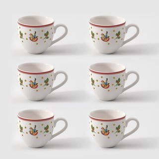 Villeroy & Boch Toy's Delight Set 6 Tazzine da Caffè in Porcellana