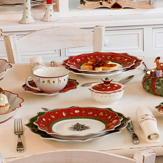 Villeroy & Boch Toy's Delight Servizio di Piatti Natalizio 18 pz in Porcellana