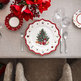 Villeroy & Boch Toy's Delight Piatto Pane Rosso in Porcellana