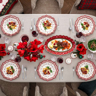 Villeroy & Boch Toy's Delight Piatto Pane Rosso in Porcellana