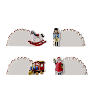 Villeroy & Boch Toy's Delight Set 4 Segnaposti in Porcellana