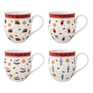 Villeroy & Boch Toy's Delight Set 4 Tazze Anniversary 390ml in Porcellana