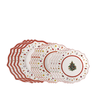 Villeroy &amp; Boch Toy's Delight 12-teiliges Weihnachts-Porzellan-Geschirrset
