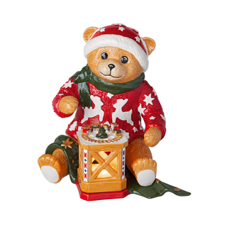 Villeroy & Boch Christmas Toys Memory Teddy con Lanterna in Porcellana