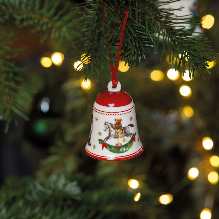 Villeroy & Boch My Christmas Tree Campana in Porcellana Rosso