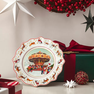 Villeroy & Boch Annual Christmas Edition Piatto Colazione D23,5 cm in Porcellana