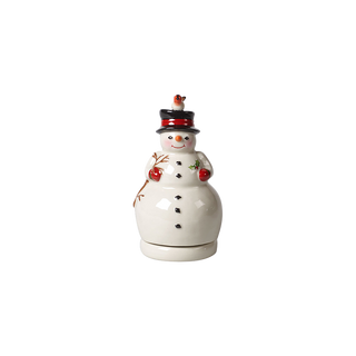 Villeroy & Boch Pupazzo di Neve Girevole Carillon H15 cm