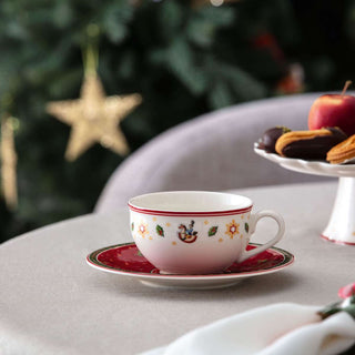 Villeroy & Boch Set 2 Piattini Espresso Toy's Delight D16,7 cm in Porcellana