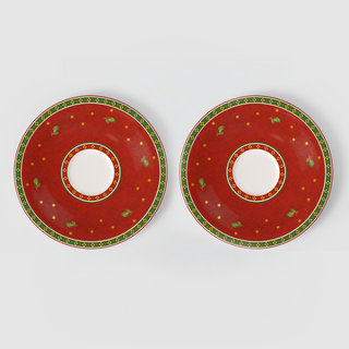Villeroy & Boch Set 2 Piattini Espresso Toy's Delight D16,7 cm in Porcellana