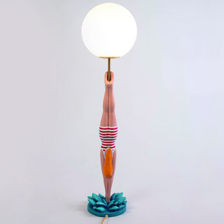 Seletti Lampada da Tavolo Lady Diver in Resina H94 cm