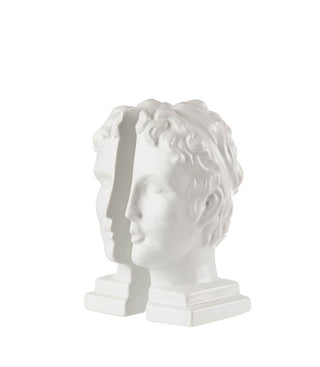 L'Oca Nera Set 2 Bookends Classic Profile in Ceramic
