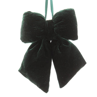 Vetur Decorazione Fiocco Velluto H25 cm Verde