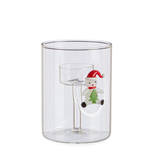 Andra Bizzotto Portacandela Vetro Lavish Pupazzo H12 D9