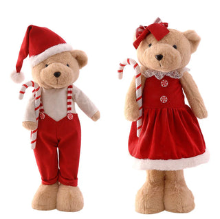 Vetur Set 2 Peluche Natalizi H47 cm