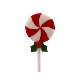 Vetur Decorazione Natalizia Lollipop in Tessuro H46 cm