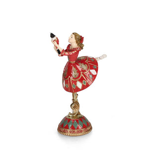 Andrea Bizzotto Decorazione Ballerina Jocelin Rosso H21 cm