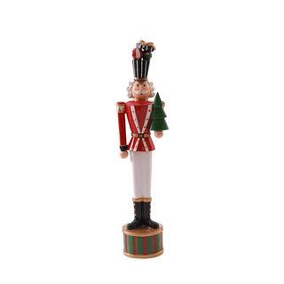 Vetur Nutcracker Soldier with Christmas Tree H45 cm