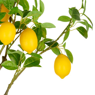 Gasper Pianta di Limoni artificiale con frutti 7 rami H115 cm