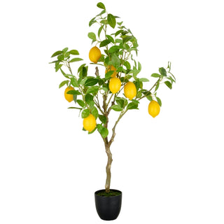 Gasper Pianta di Limoni artificiale con frutti 7 rami H115 cm