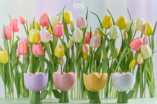 EDG Enzo de Gasperi Candela Tulip con Profumo H11 cm Lilla