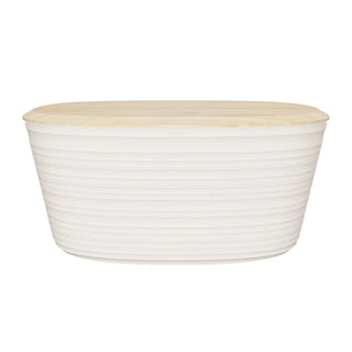 Guzzini Contenitore Tierrà con Coperchio in Bamboo 10lt
