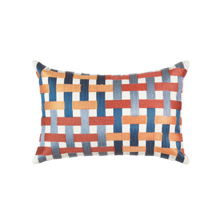 L'Oca Nera Cuscino con Applicazioni 30x45 cm