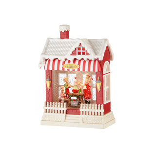 L'Oca Nera Santa's Cookies Bakery con Movimento Luci e Suoni Rossa e Bianca