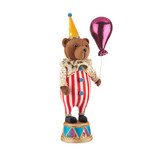 L'Oca Nera Merry Circus Decorazione Natalizia Orso h61 cm