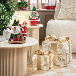 L'Oca Nera Doni Delle Stelle Decorazione Pacco Regalo con 20 Led