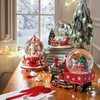 L'Oca Nera Musica D'Inverno Sfera Acqua Carillon Villaggio