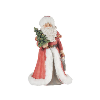 L'Oca Nera Statua di Babbo Natale Piccolo H21 cm in Resina