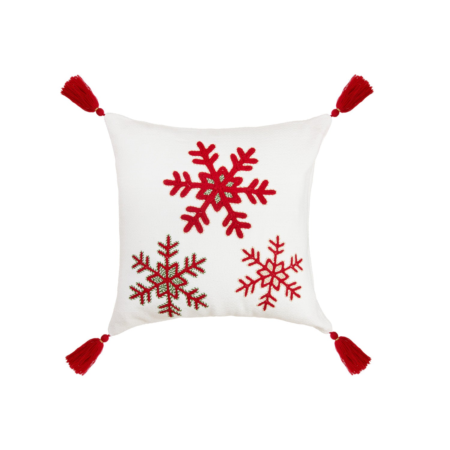Federa Cuscino Natalizio CIRSTALLI DI NEVE ALLOVER In Cotone E Lino Colore Grigio Doubleface Federa Cuscino Natalizio CIRSTALLI DI NEVE ALLOVER In Cotone E Lino Colore Grigio Doubleface
