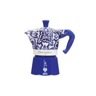 Bialetti Moka Express 3 Tazze Dolce & Gabbana Blu Mediterraneo