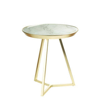 L'Oca Nera Round Metal Coffee Table D32xH46 cm