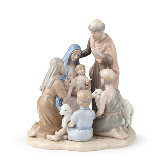 Hervit Creations Natività Royal Class in Porcellana Dipinta a Mano