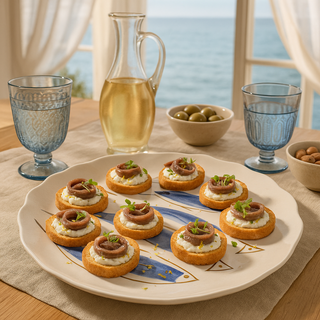 EDG Enzo De Gasperi Fish Serving Plate D28 cm in Ceramic