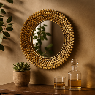 EDG Enzo De Gasperi Specchio Convesso Scaglie Rotondo D32 cm