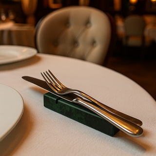 Le Gioie Poggia Posate in Marmo Verde