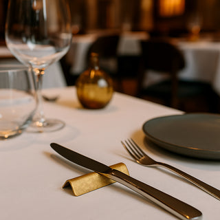 Le Gioie Poggia Posate in Metallo Oro