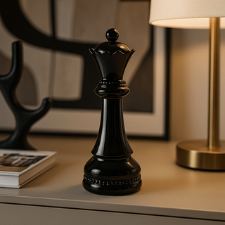 Mascagni Casa Figura Regina Scacchi H26,5 cm in Resina