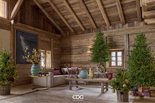 EDG Enzo De Gasperi Albero di Natale Pino Lucciole 210 cm con 3100 Rice Led